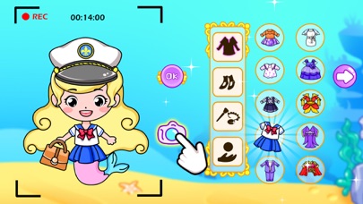 Mermaid Princess Town Design Screenshot