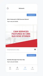 c&w services iphone screenshot 2