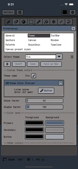 Game screenshot Resprite: pixel art studio hack