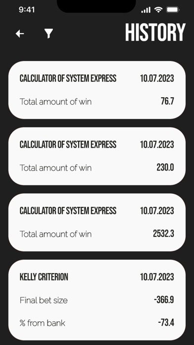 MyBookie - Strategy Analyzer Screenshot