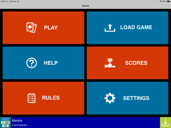 i.Sevens iPad screenshot
