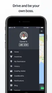 grab driver: app for partners iphone screenshot 1