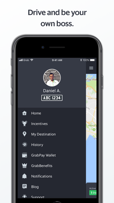 Screenshot #1 pour Grab Driver: App for Partners