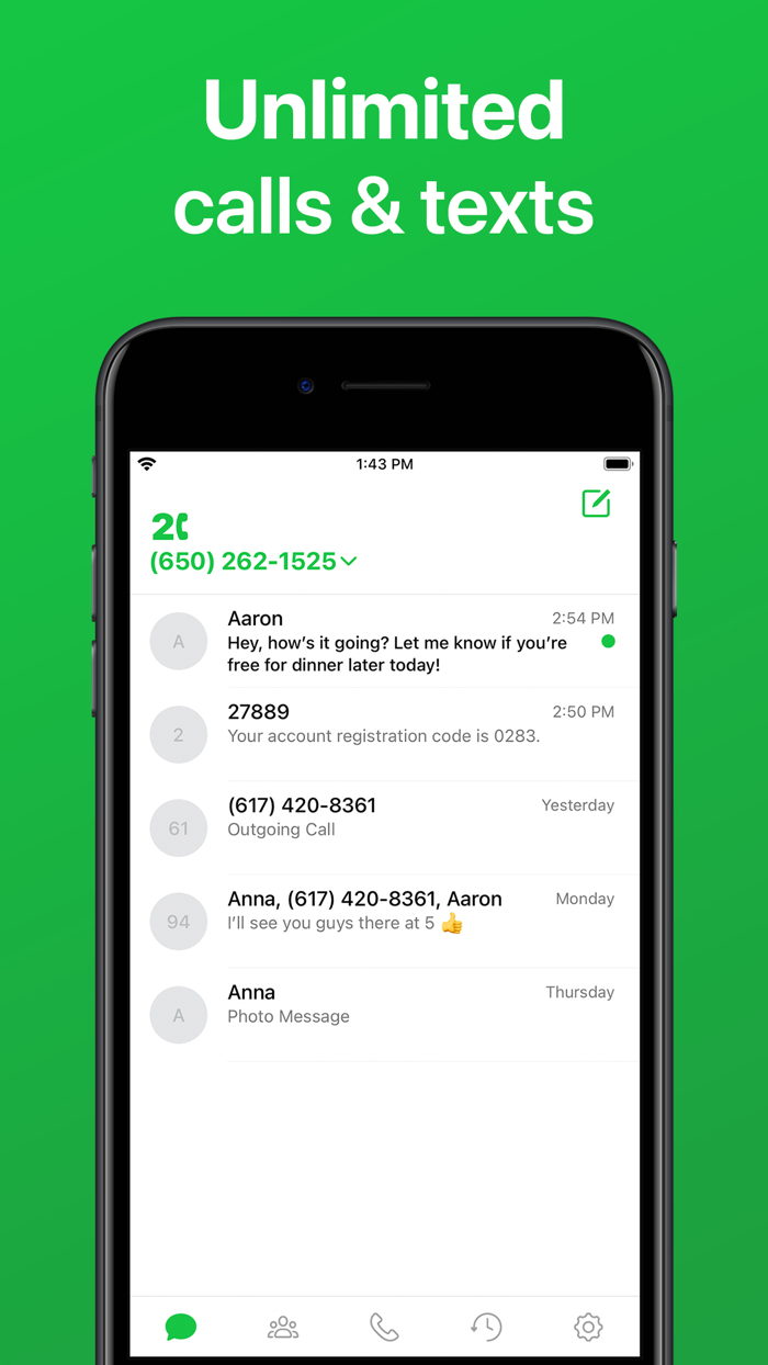 Second Line 2nd Phone Number