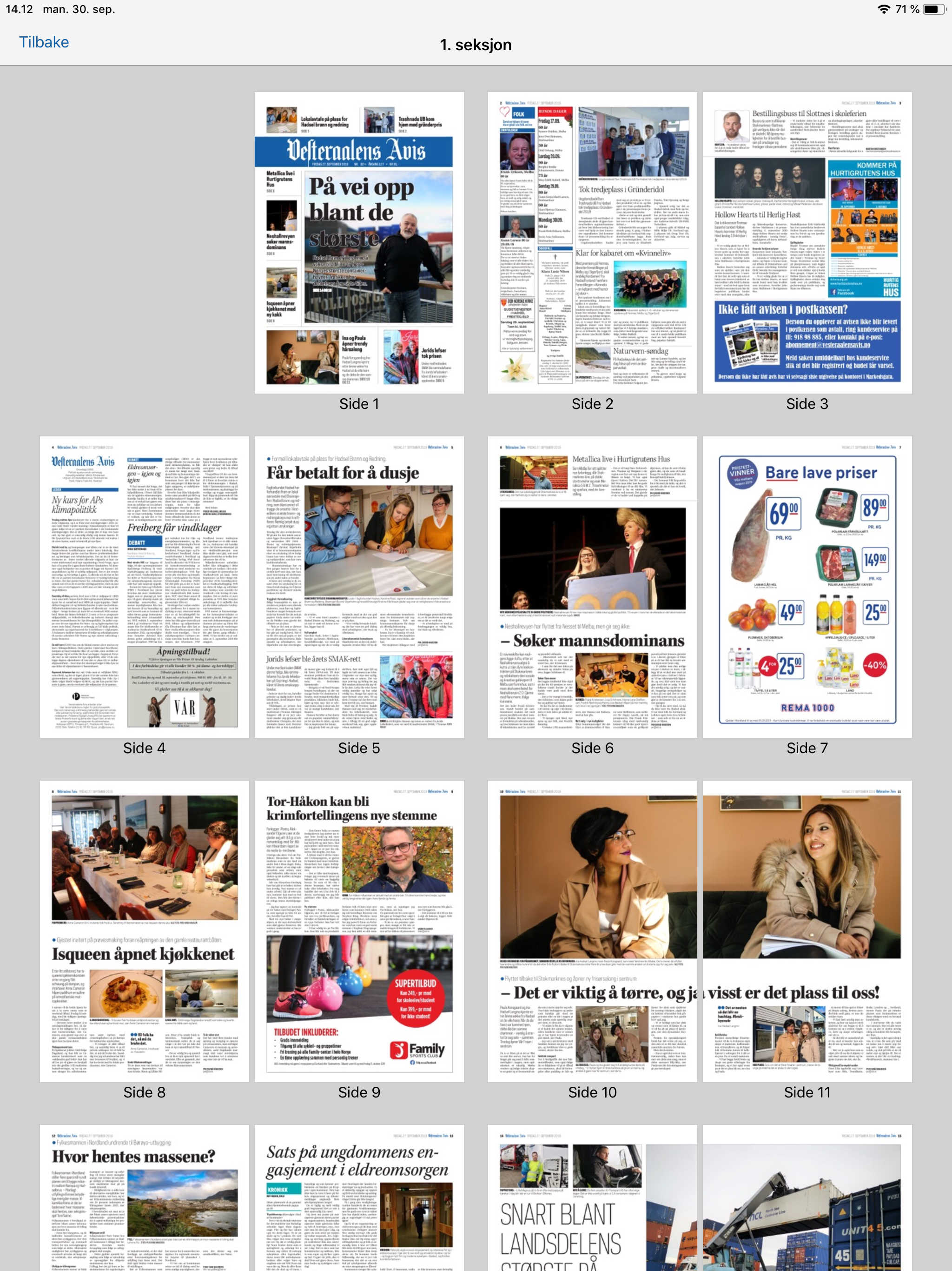 Vesteraalens Avis screenshot 7