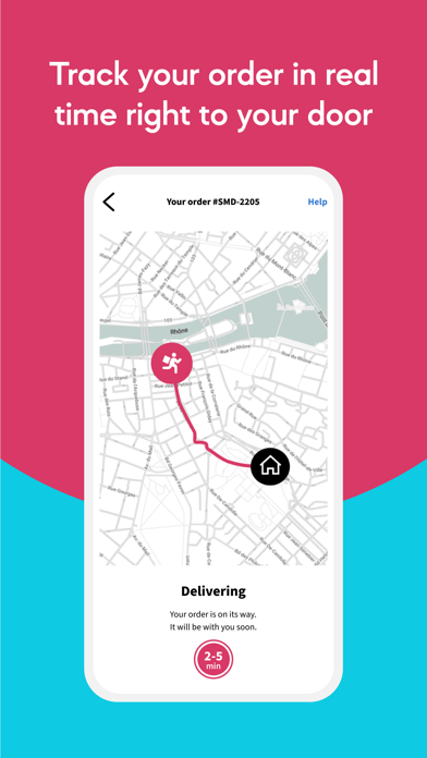 Smood, the Swiss Delivery App Screenshot