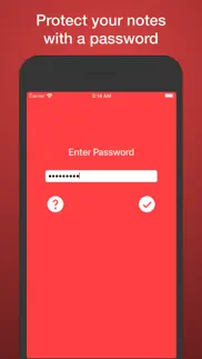 secure notepad iphone screenshot 1