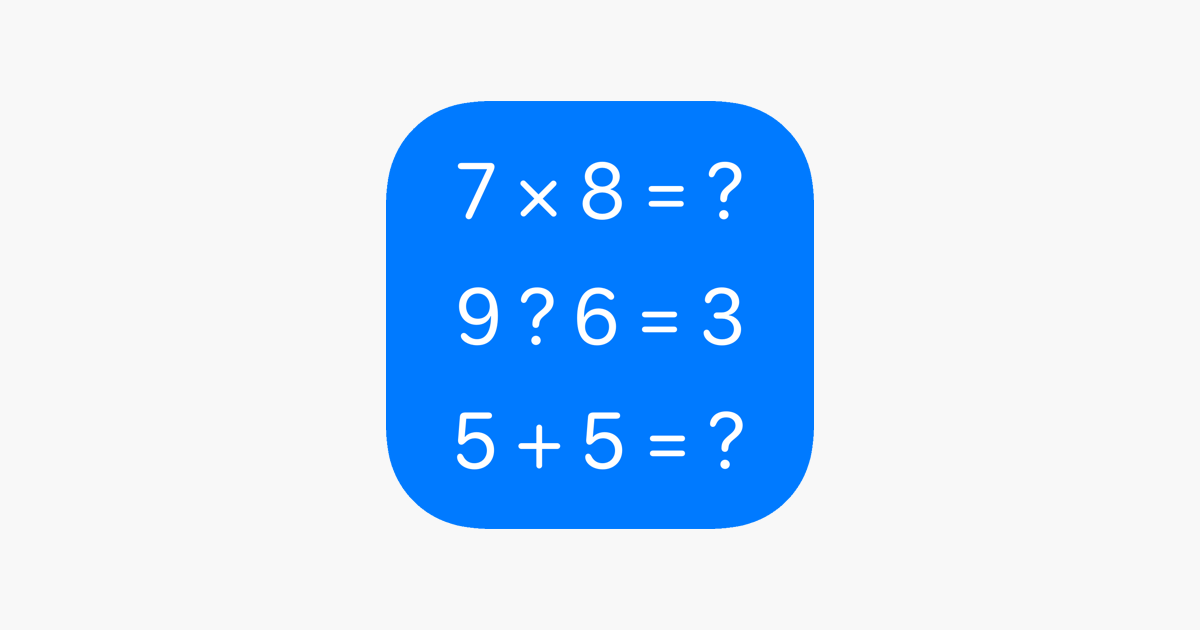 ‎Math Games - Mental Arithmetic on the App Store