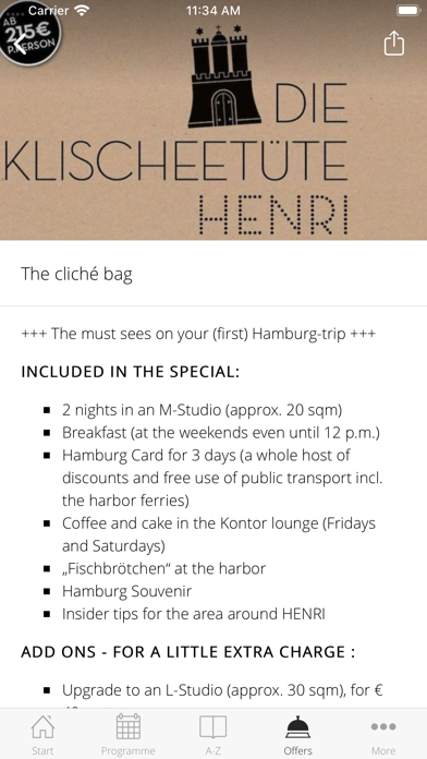 HENRI Hotels Screenshot