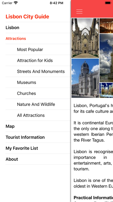 Screenshot #2 pour Lisbon City Guide