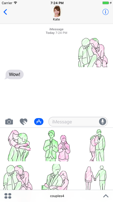 Screenshot #1 pour Couples Sticker 4th