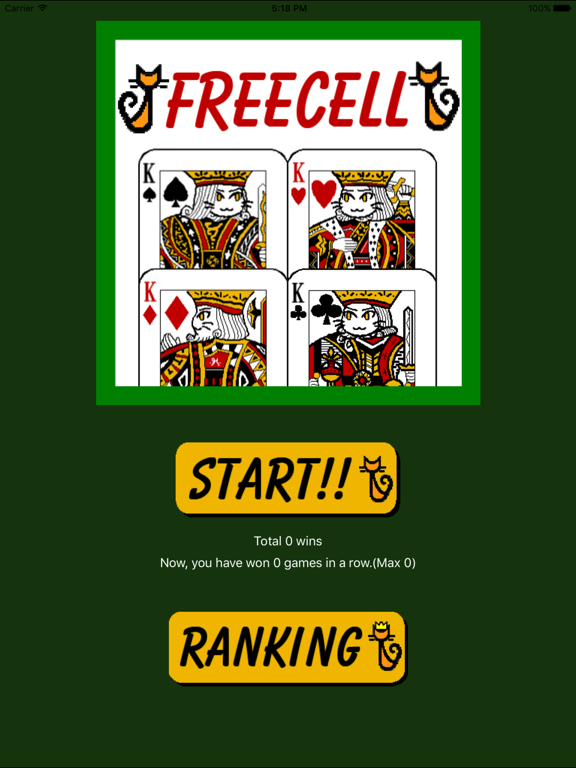 Thoroughly Freecell iPad screenshot