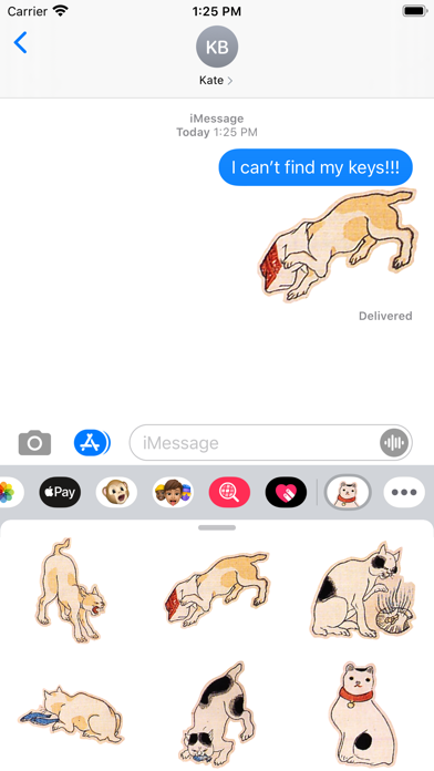 Screenshot #2 pour Cute Cats Emoji