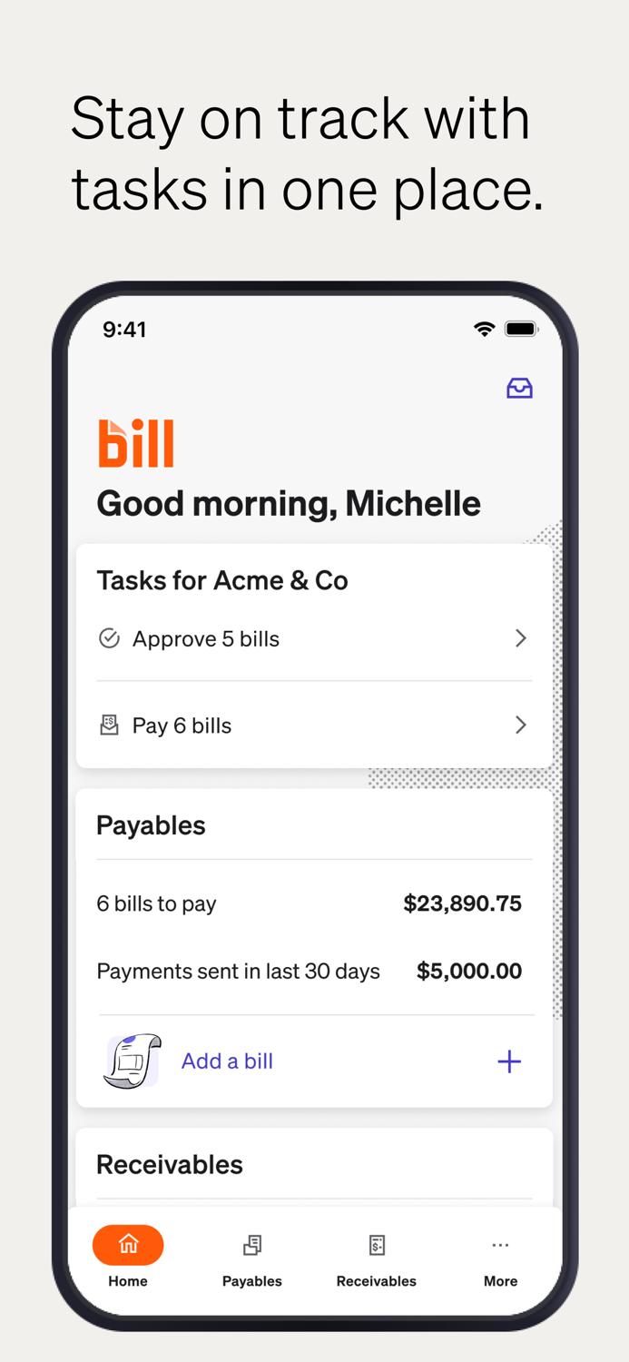 BILL AP and AR Business Payments