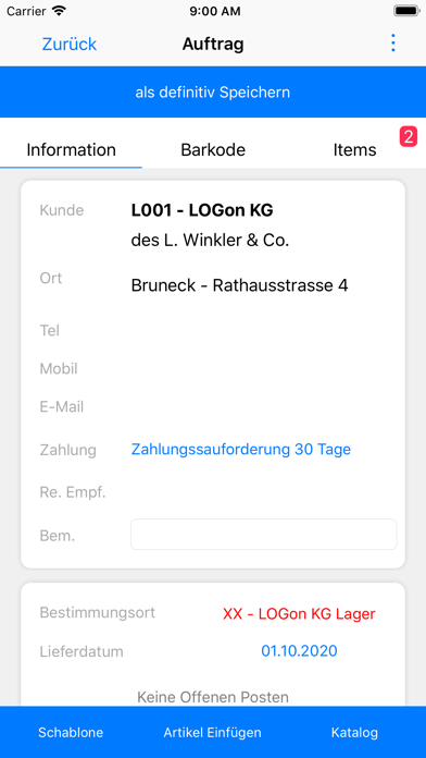 XGLA/4 Sales Pro for Phone Screenshot