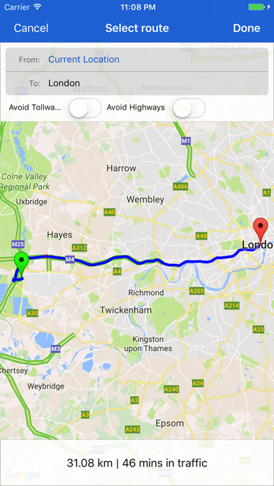 Taxi Meter UK - Cab Fares Screenshot