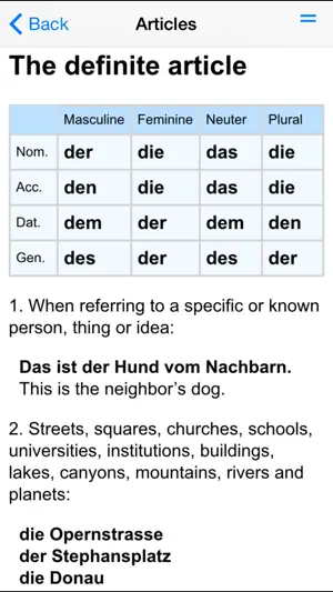 German Grammar screenshot 3