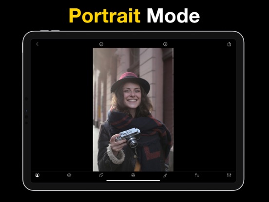 Phocus: Portrait Mode Editor iPad app afbeelding 1