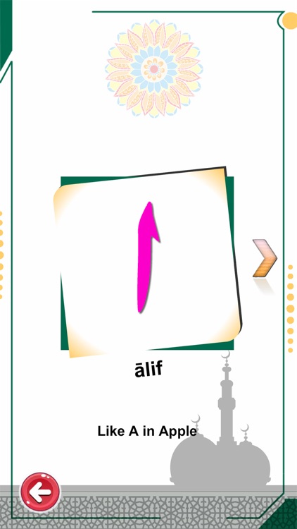 arabic alphabets and 6 kalimas