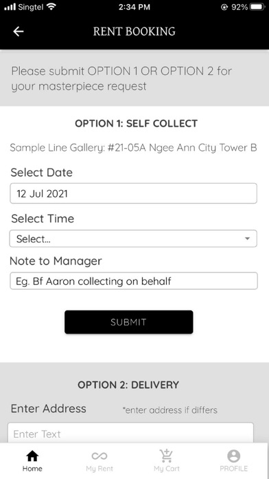The Sample Line, by eClarity Screenshot