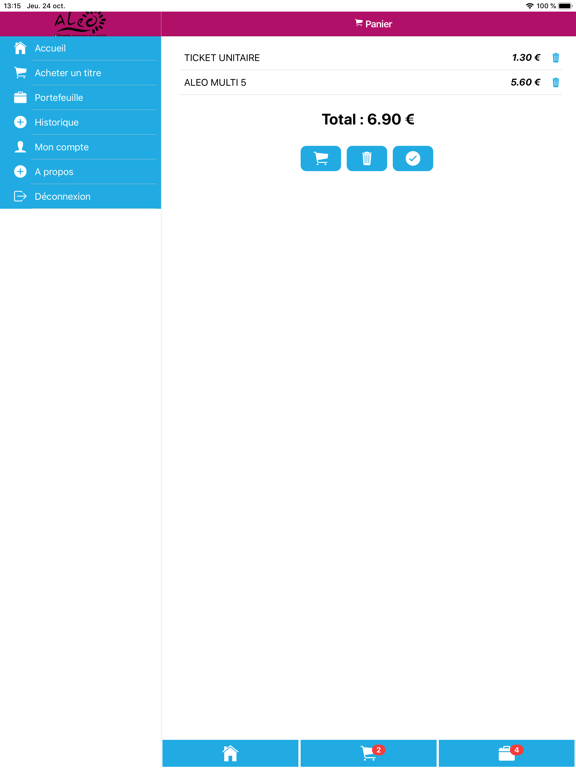 Screenshot #6 pour M-Ticket Aléo