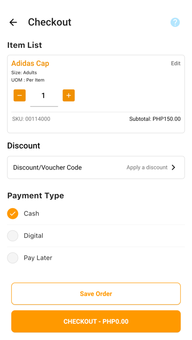 DizLog POS & Accounting Screenshot
