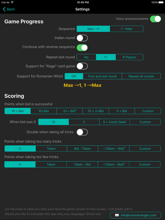Screenshot #6 pour Oh Hell Card Game Scoring