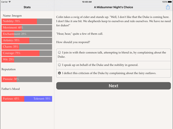 Screenshot #5 pour A Midsummer Night's Choice