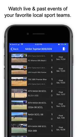 Game screenshot SeasonCast: Live Stream Sports apk