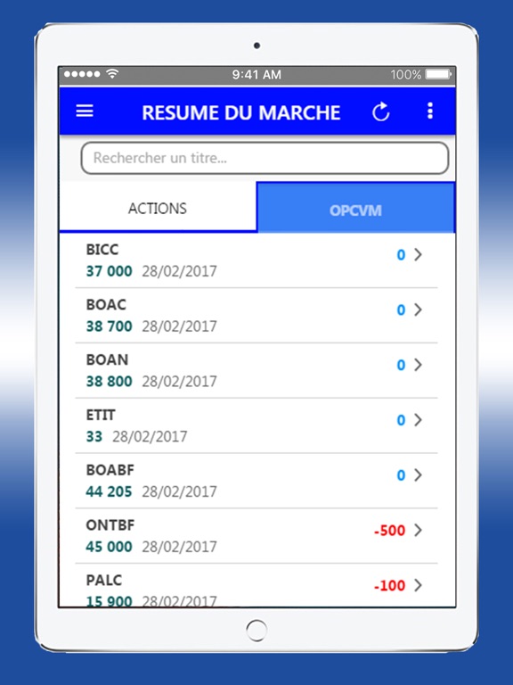Screenshot #4 pour Africabourse App