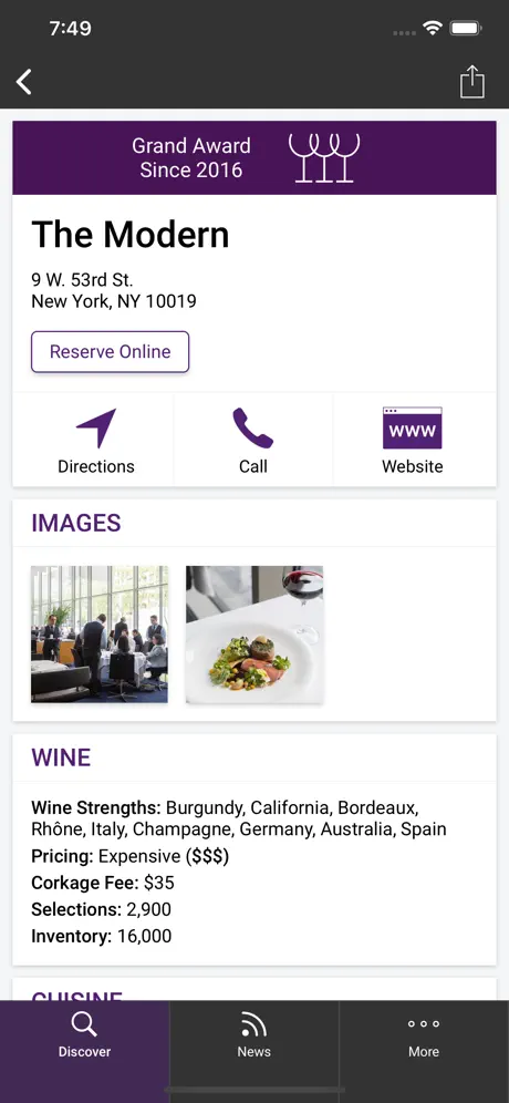 Restaurant Awards