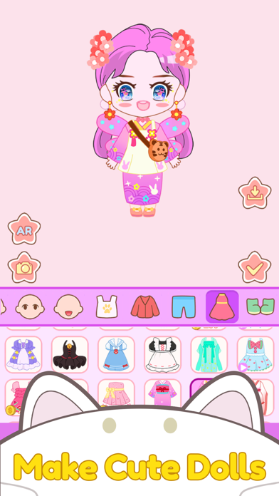 Anime Fashion Doll Maker AR Screenshot