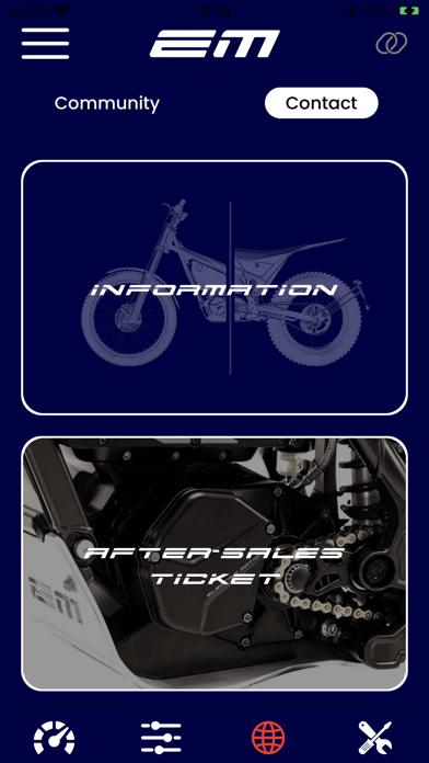 EM Connect Screenshot
