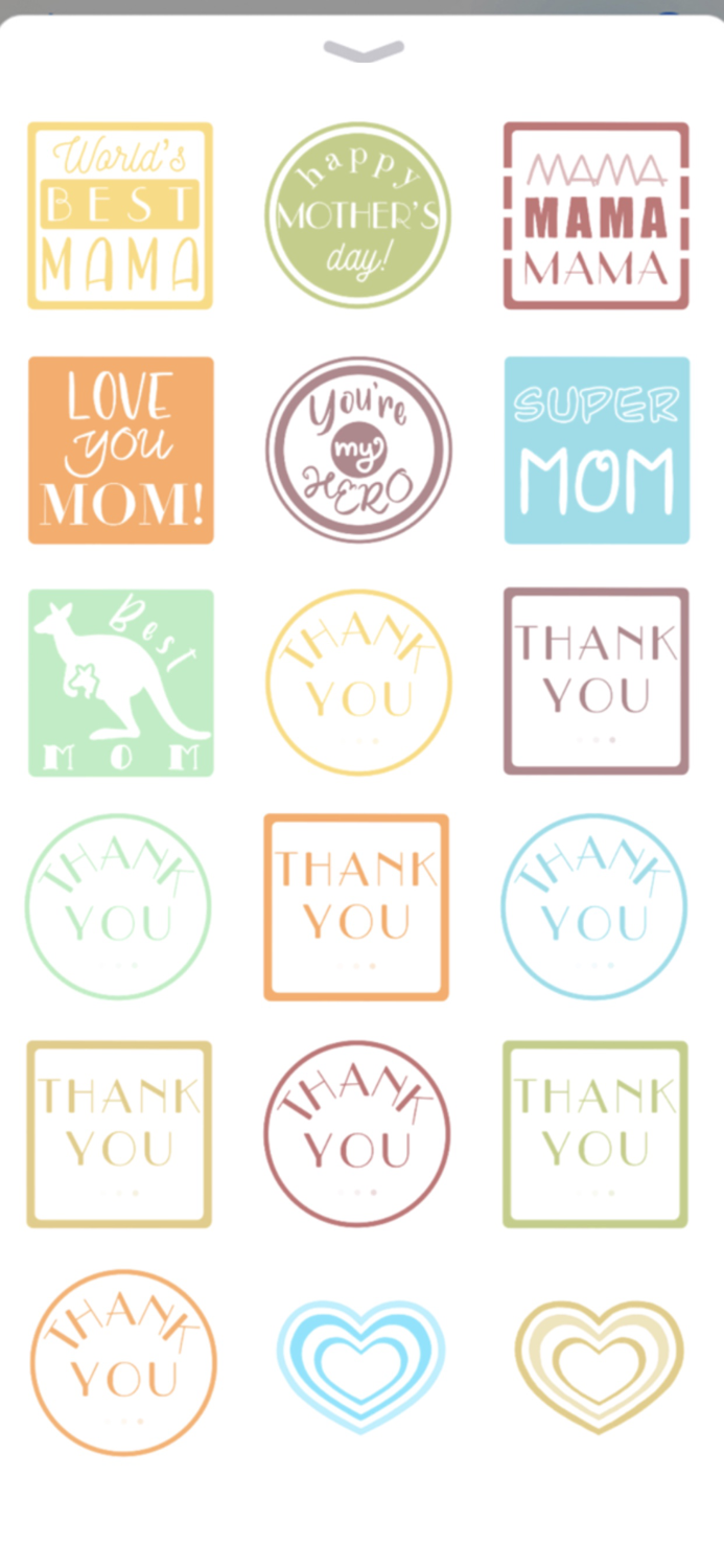 Mama Day Stickers