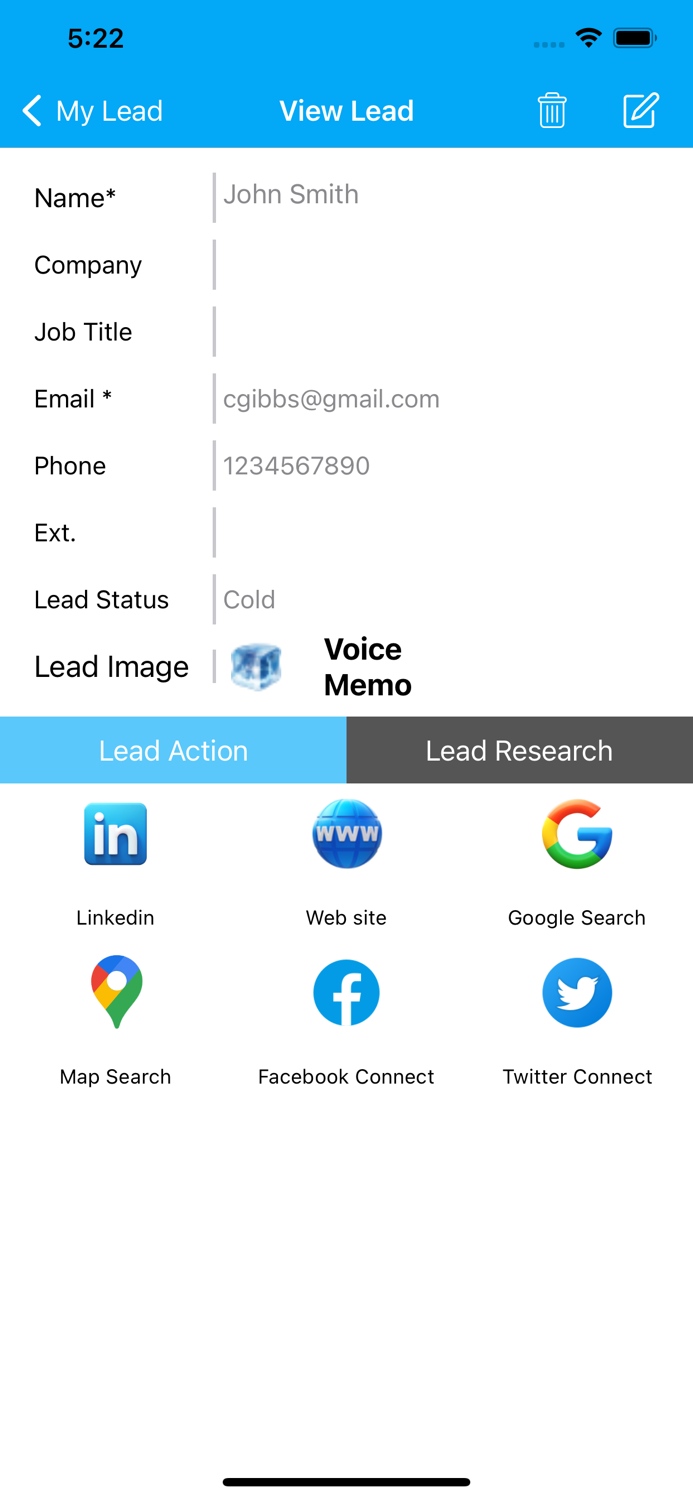 MLeads CRM Leads Sales Tracker