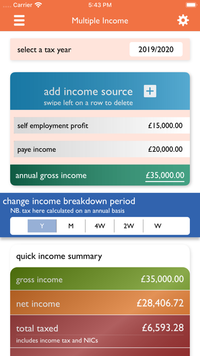 UK Tax Calculators 2024-2025 Screenshot