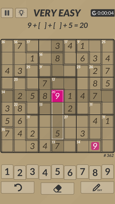 Killer Sudoku : X Screenshot