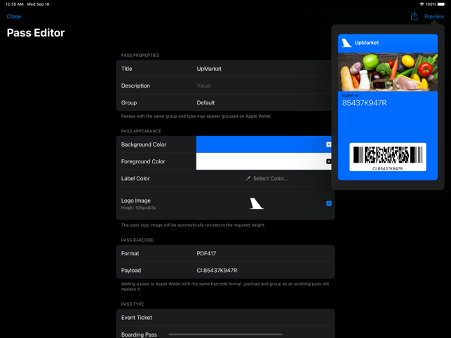 ‎MakePass: Screenshot des AI Wallet Editors