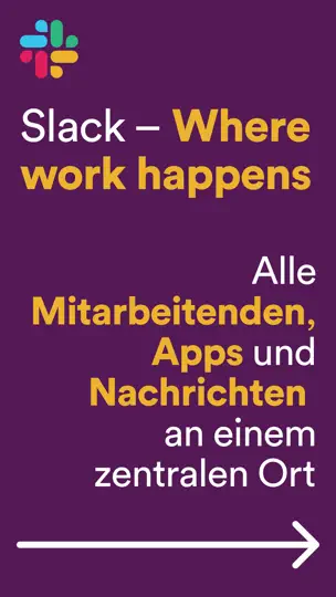 Screenshot von Slack auf dem iPhone 1