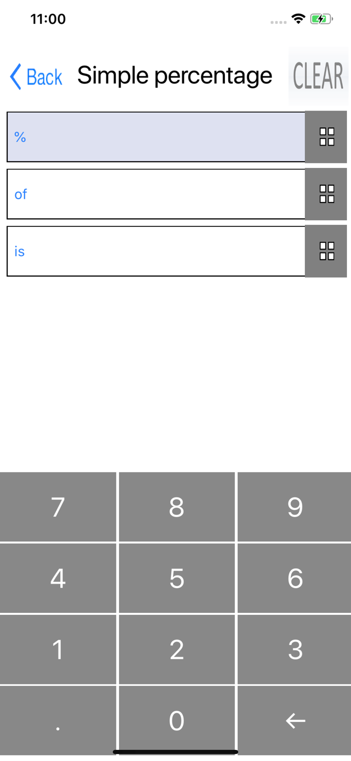 Percent Percentage Calculator