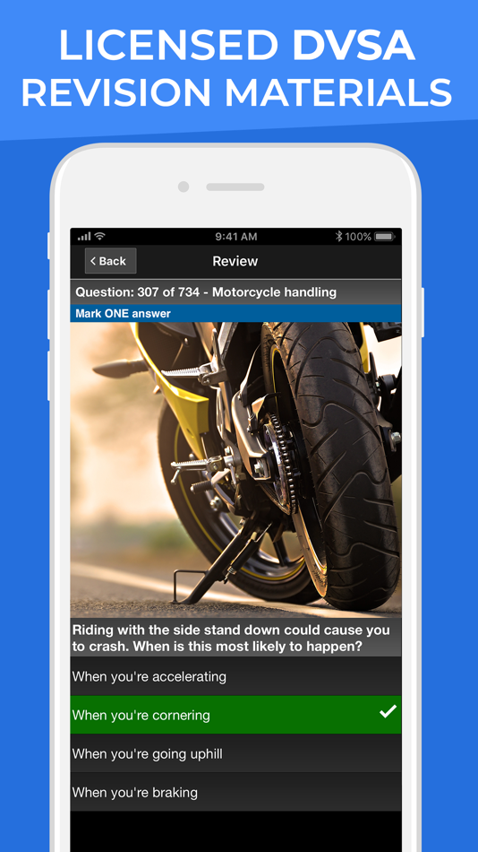 #4. Motorcycle Theory Test UK (iOS) بواسطة: Iteration Mobile S.L