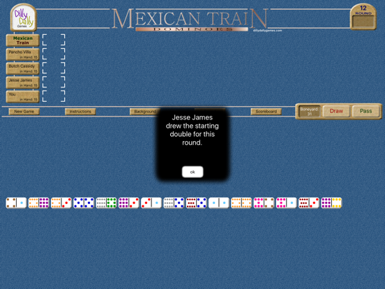 Screenshot #5 pour Mexican Train Dominoes