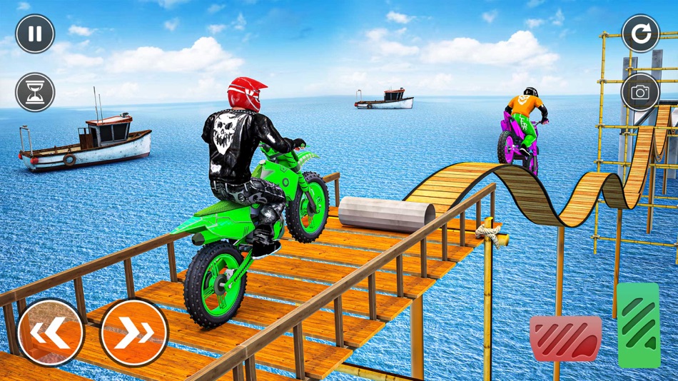 #1. Real Stunt- Racing Bike Games (iOS) Av: Muhammad Tayyab