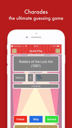 Charades party game screenshot 1