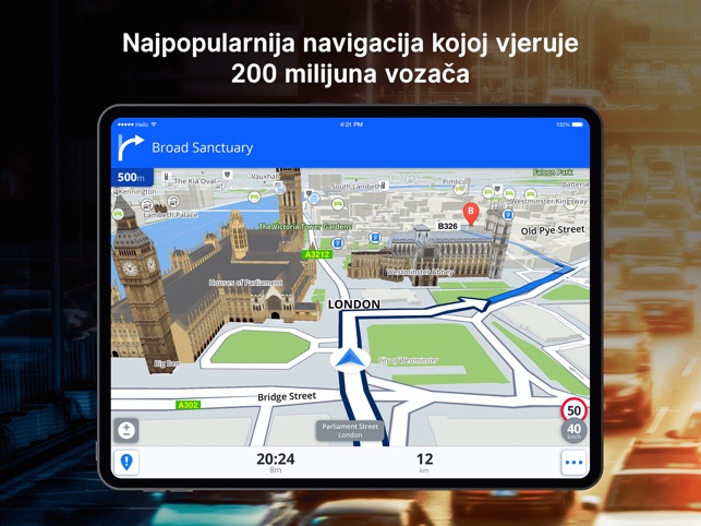 Sygic GPS navigacija i karte na usluzi App Store