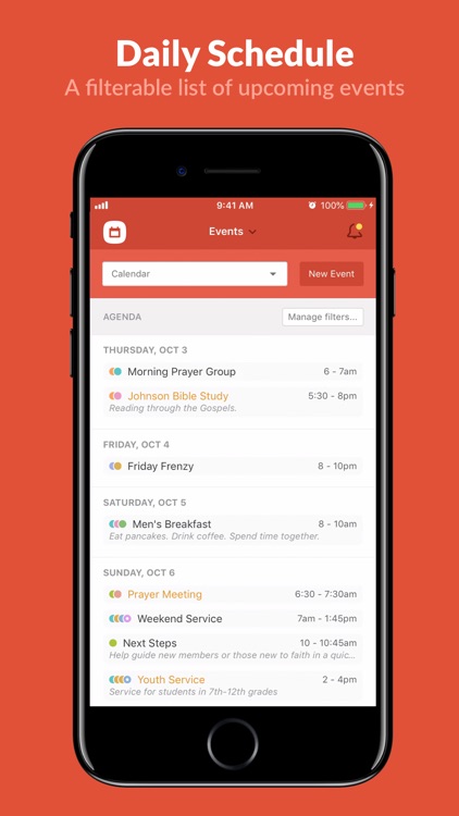 Planning Center Calendar