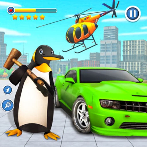 GT Penguin Theft Auto Gangstar iOS App