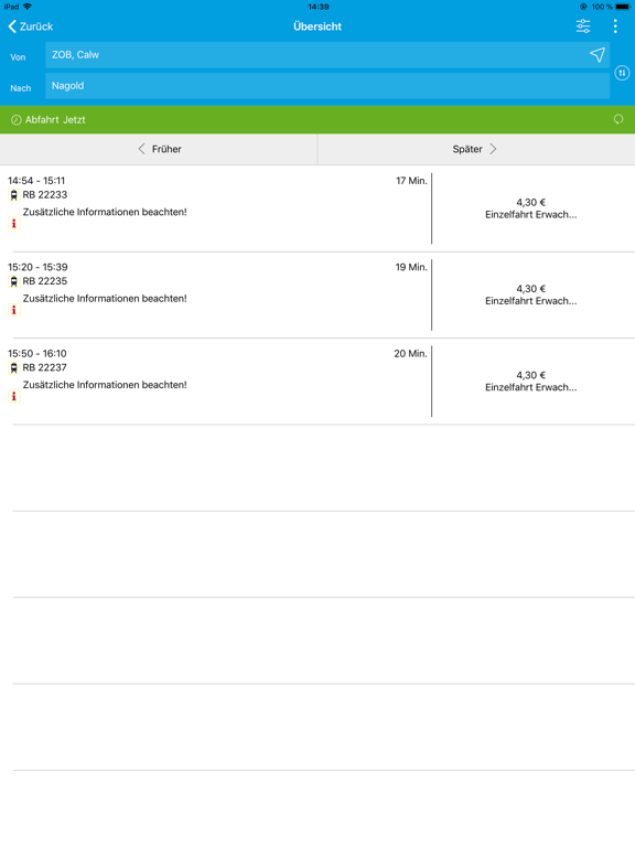 Screenshot #4 pour VGC-Verkehrsgesellschaft Calw