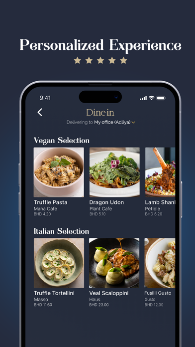 Dinein: Fine Dining Delivery Screenshot