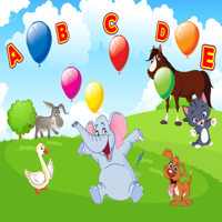 ABC Animals Puzzle and Balloons
